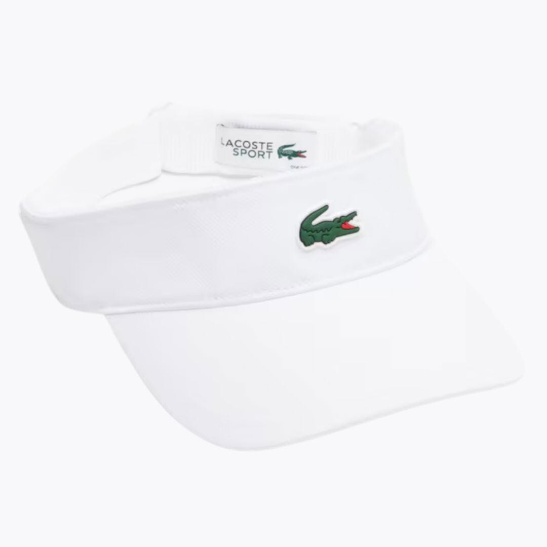 LC Diamond Taffeta Sport Visor Lacoste Luxvian White