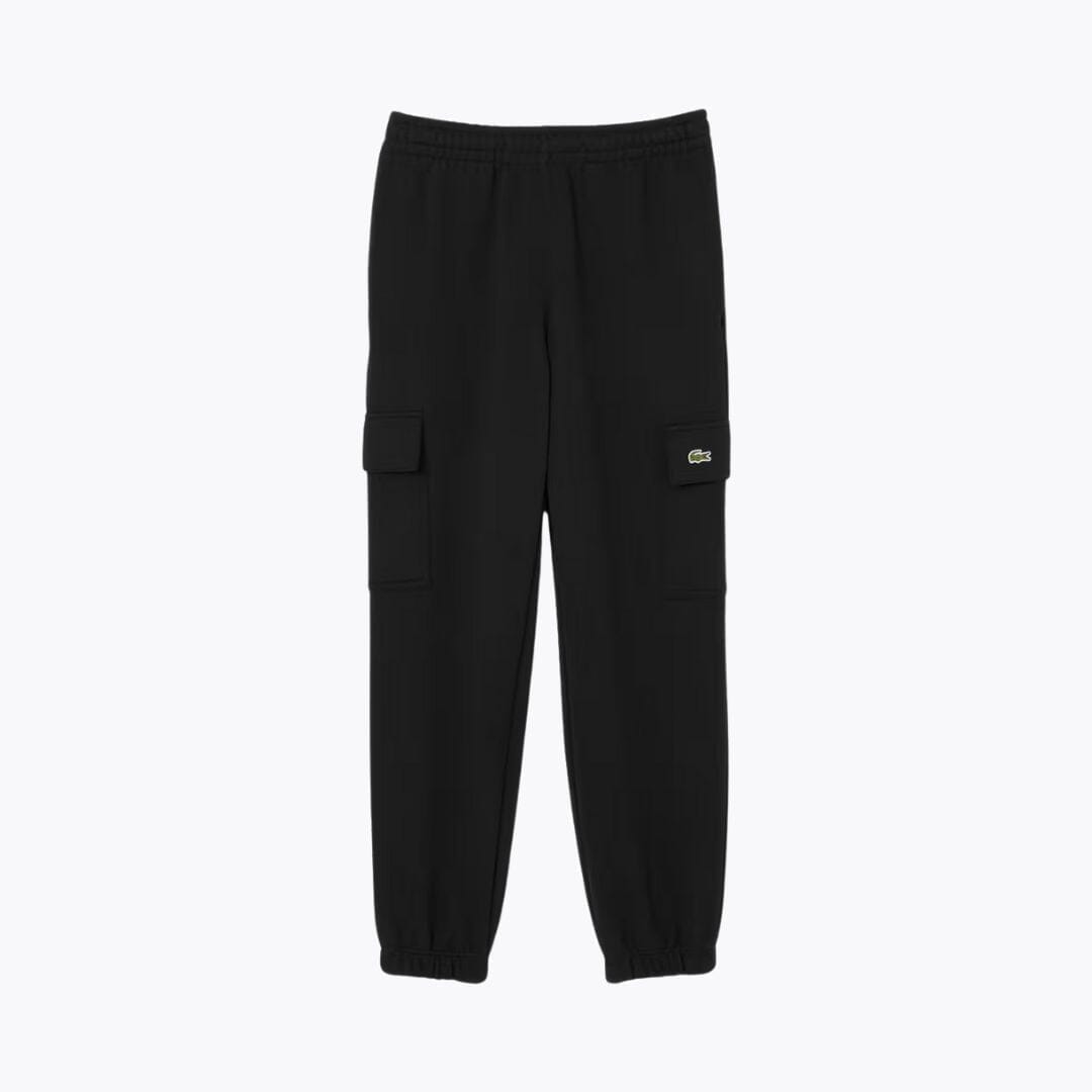 LC Fleece Cargo Sweatpants Lacoste Montevaro Black S