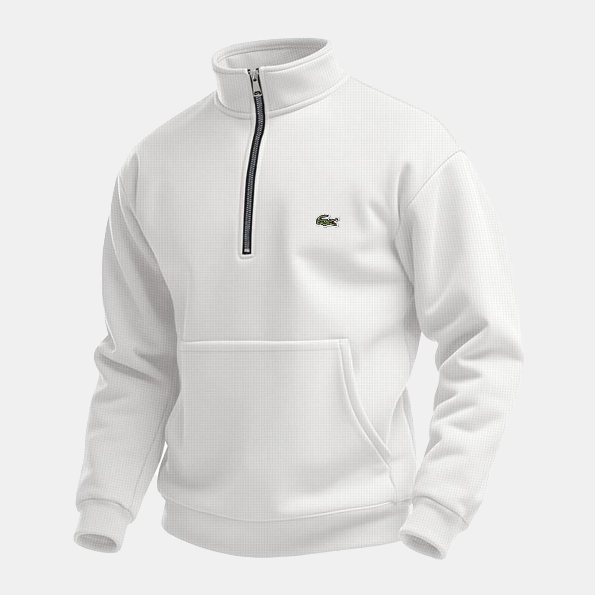 LC Half Zip Sweater Lacoste Montevaro Light gray S