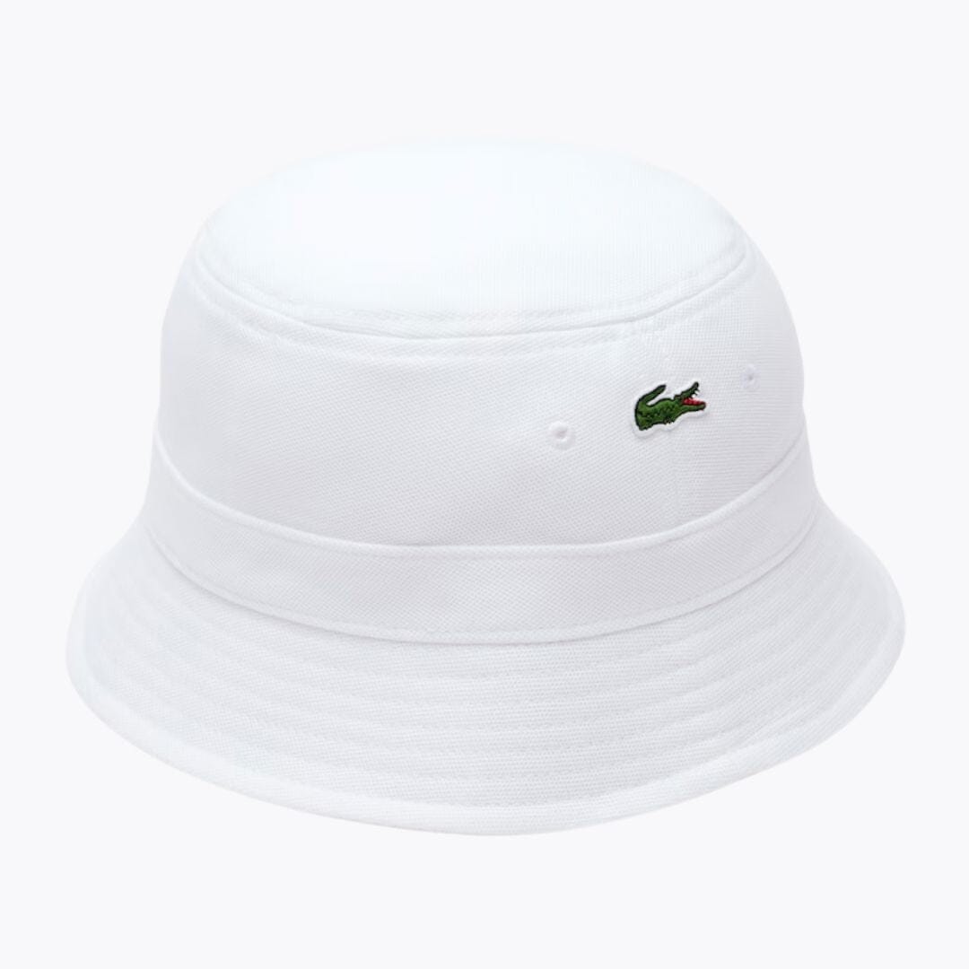 LC Piqué Bucket Hat Lacoste Montevaro White