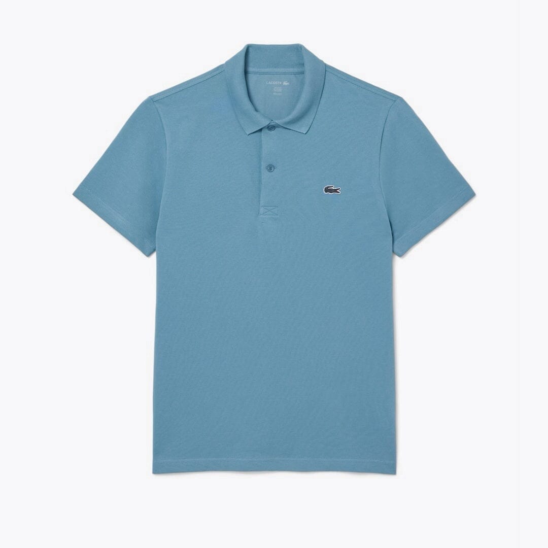 LC Regular Fit Cotton Blend Polo Shirt Lacoste Montevaro Blue S