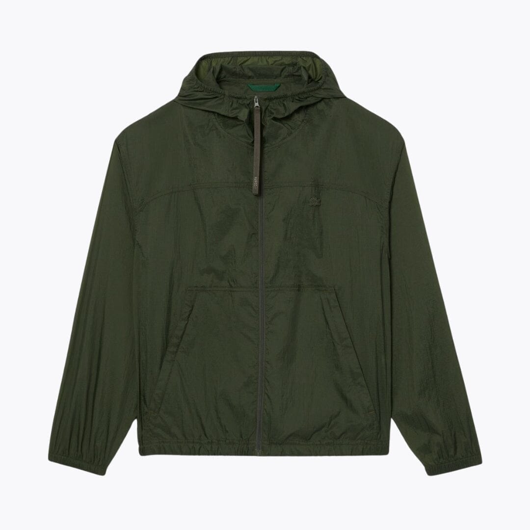 LC Water-Repellent Packable Nylon Jacket Lacoste Montevaro Bottle green S