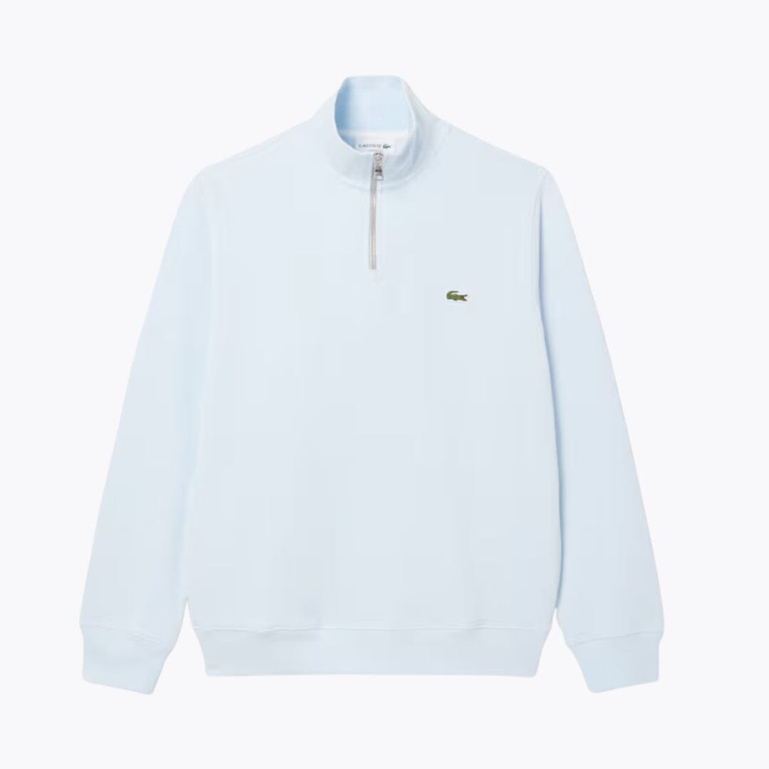 LC Zip-Up High Neck Sweatshirt Lacoste Montevaro Light Blue S