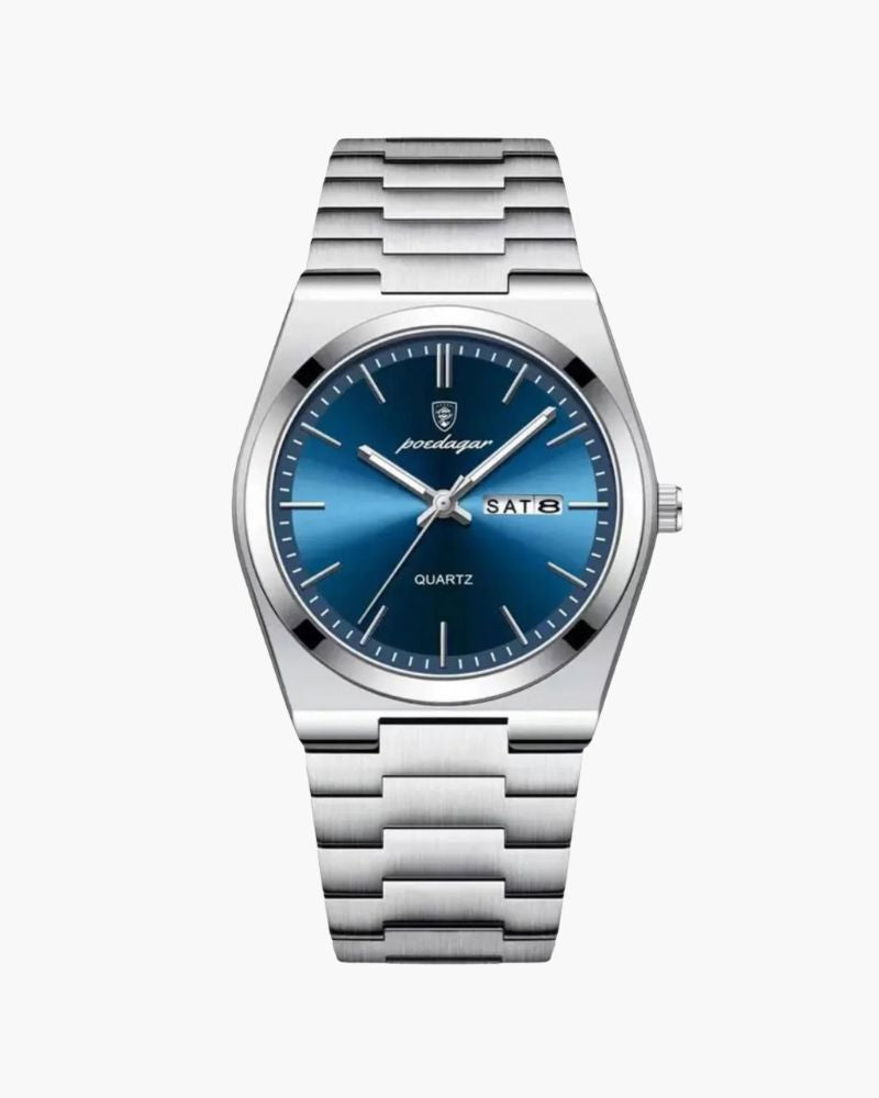 Marine Quarz Uhr Luxvian Blau