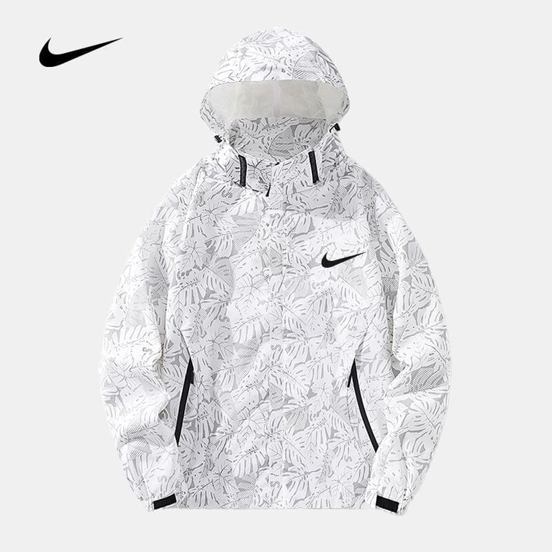 NK Men's Hooded Casual Jacket Nike Montevaro White S