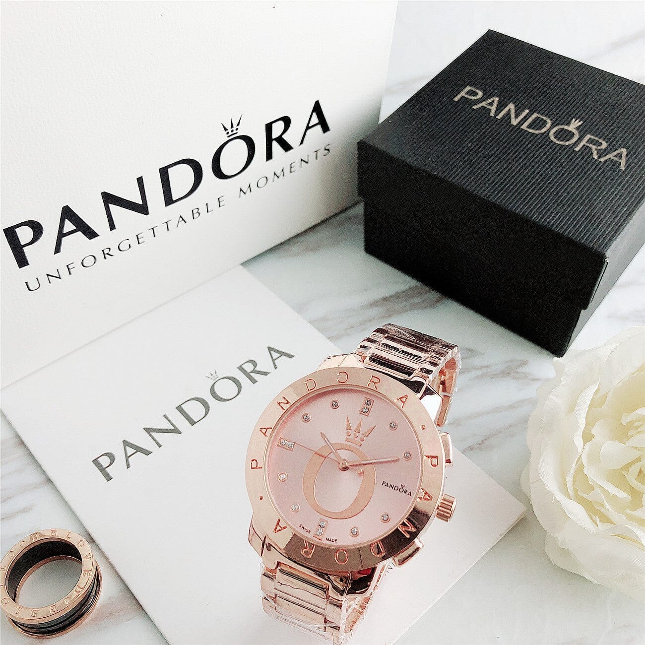 P A N D O R A Flyt Glamour Pandora Montevaro Rose