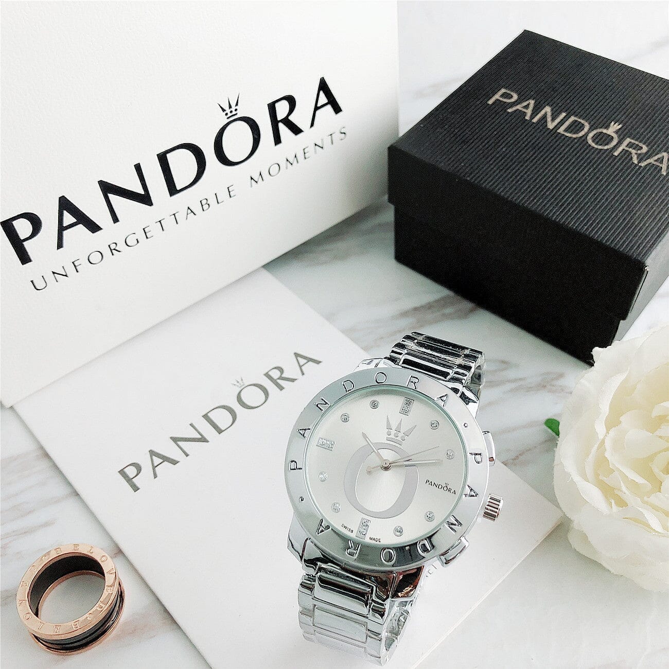P A N D O R A Flyt Glamour Pandora Montevaro Silver