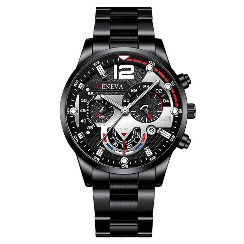POEDAGAR Watch Geneva Pro Poedagar Montevaro Geneva Black pro