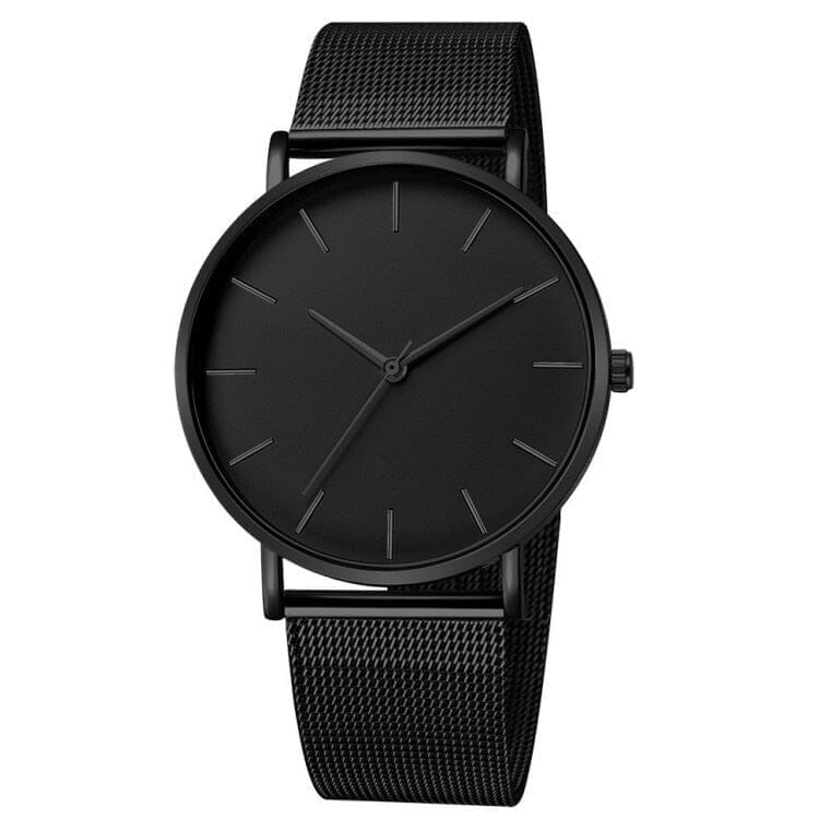 POEDAGAR Watch Monaco Poedagar Montevaro Minimalist Black