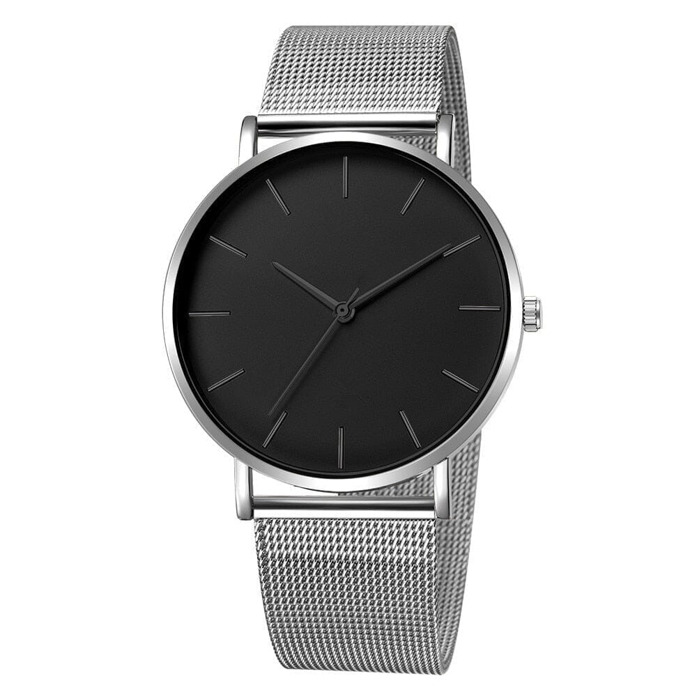 POEDAGAR Watch Monaco Poedagar Montevaro Minimalist Silver