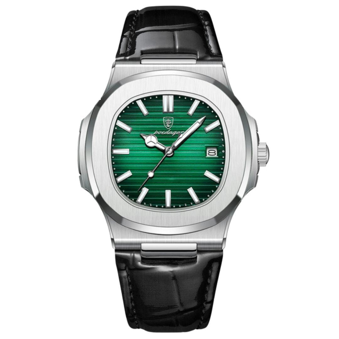 POEDAGAR Watch Nautilus Pelle Poedagar Luxvian Nautilus Pelle Green