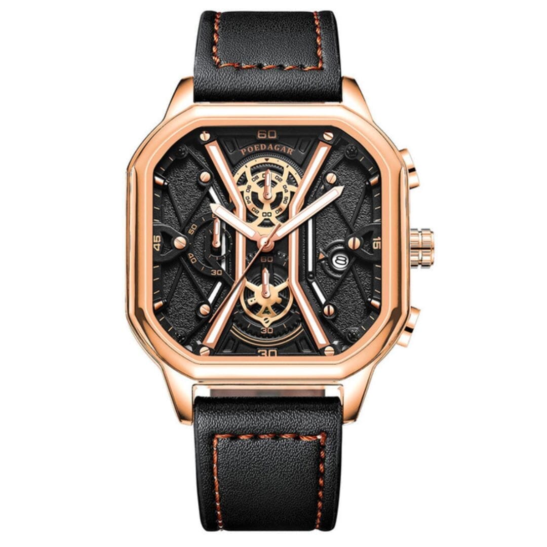 POEDAGAR Watch Regal Elegance Poedagar Montevaro Regal Rose Gold