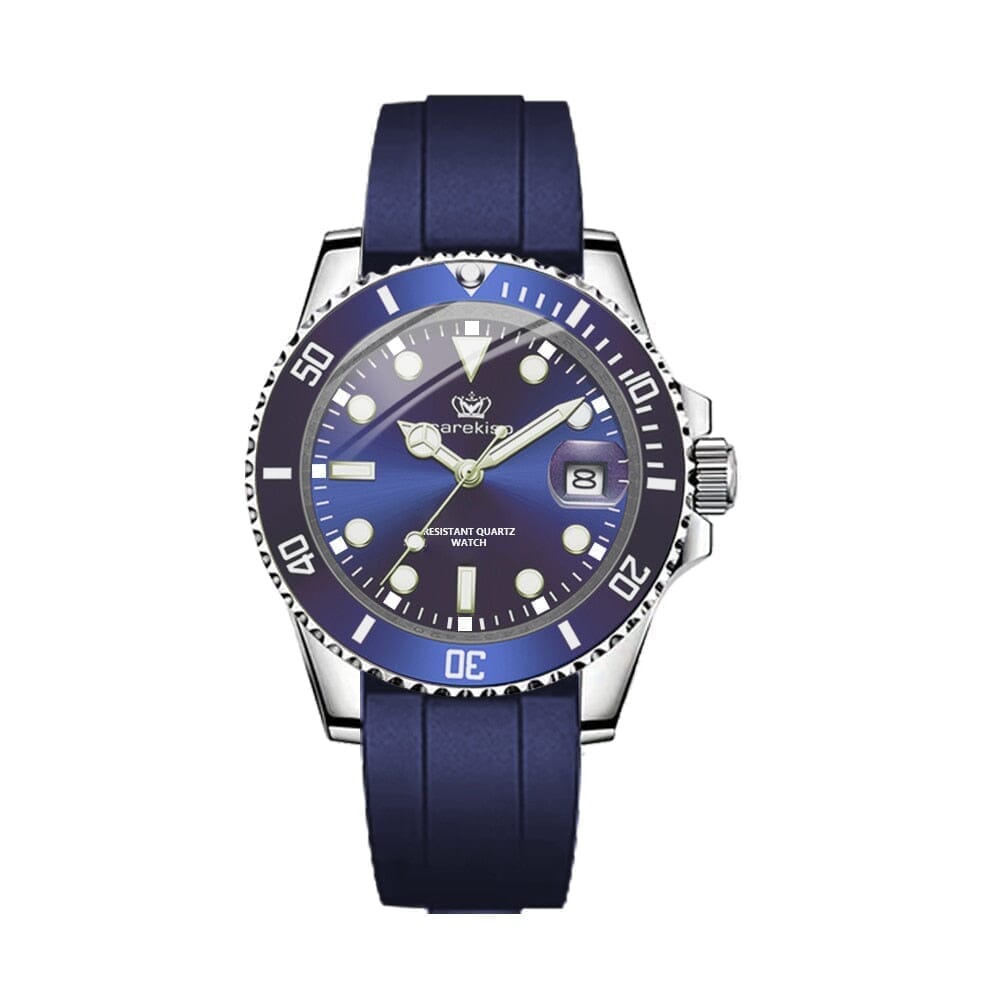 POEDAGAR Watch Subdate Sport Poedagar Montevaro Blue