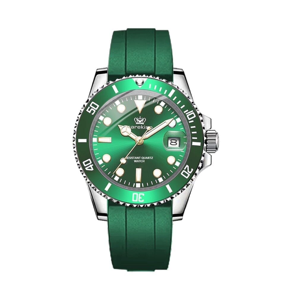 POEDAGAR Watch Subdate Sport Poedagar Montevaro Green