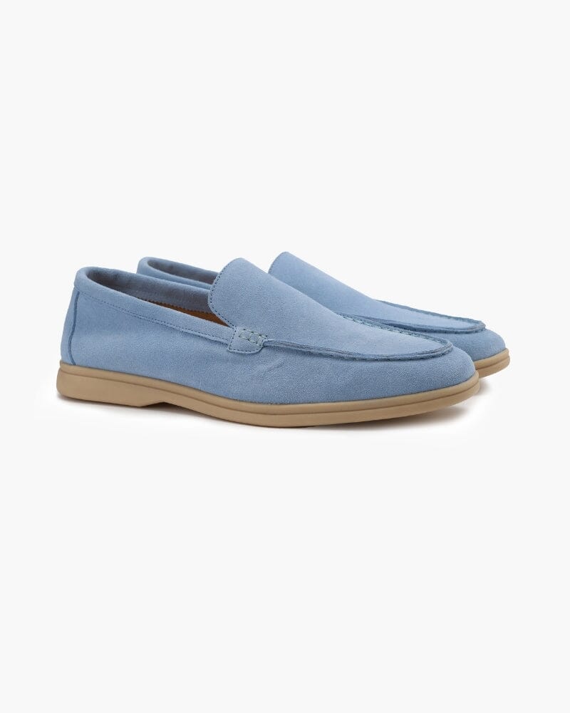 Premium Wildleder Slipper Luxvian Himmelblau US 6