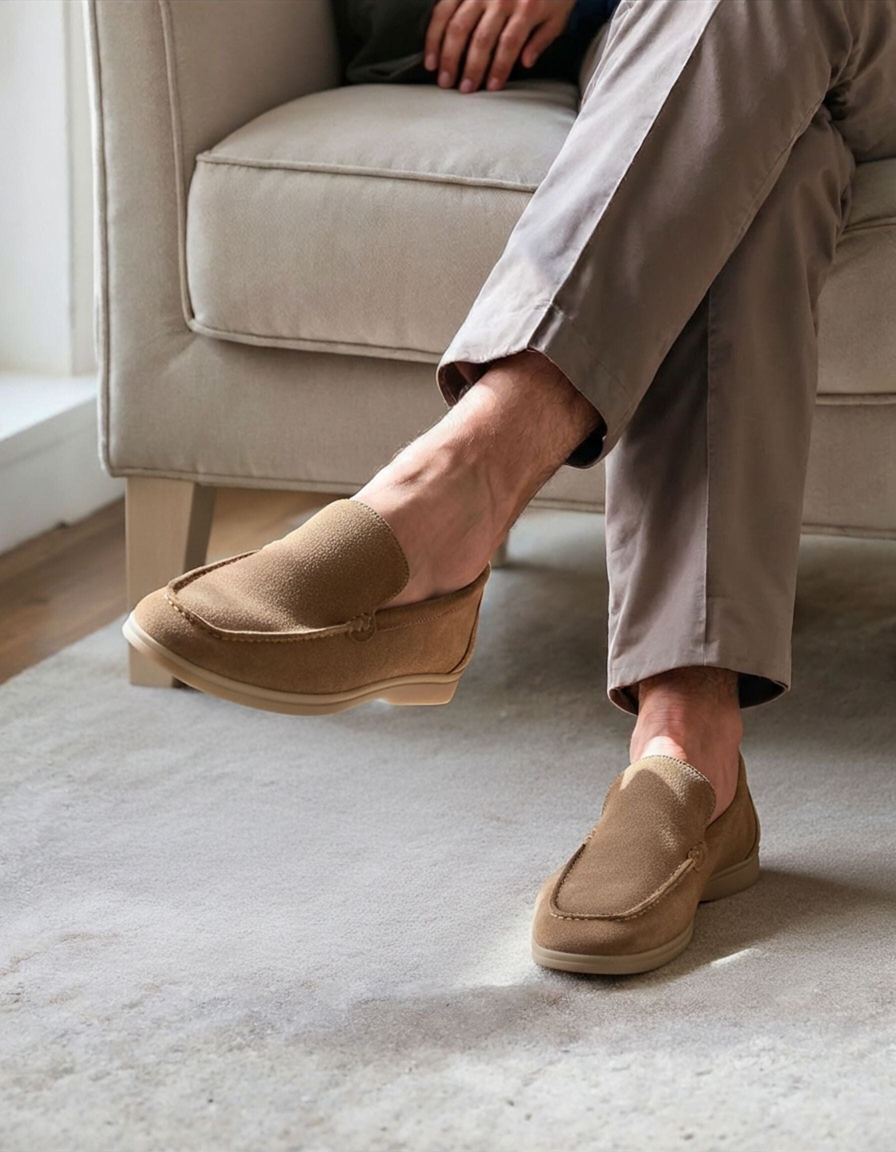 Premium Wildleder Slipper Montevaro