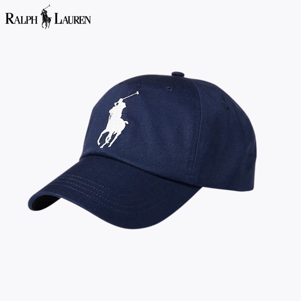 RL Big Pony Chino Ball Cap Ralph Lauren Montevaro Newport Navy