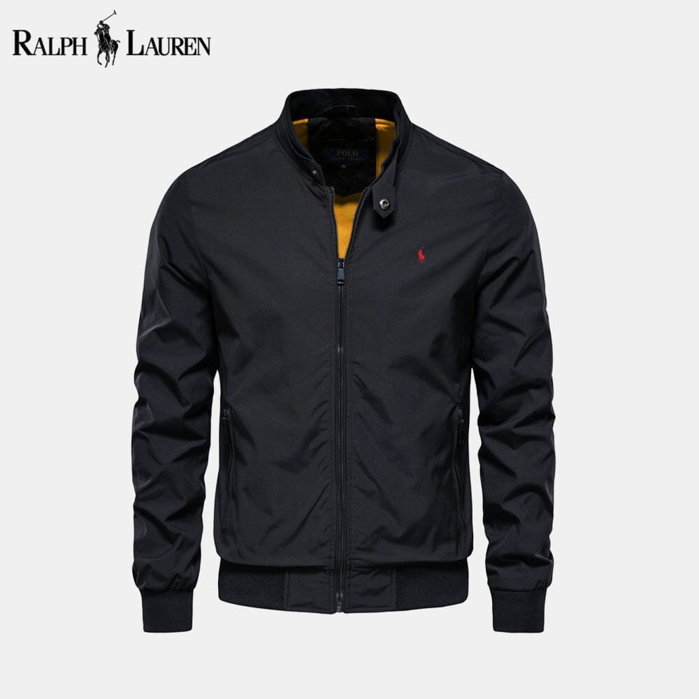 RL Bomber Classic Bomber Jacket Ralph Lauren Montevaro Black S