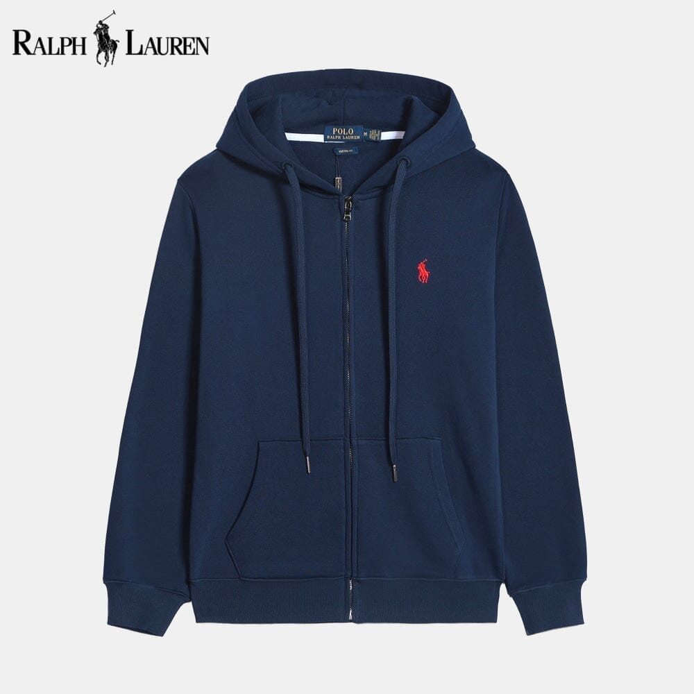 RL Classic Essential Cotton Hoodie Ralph Lauren Montevaro Blue S