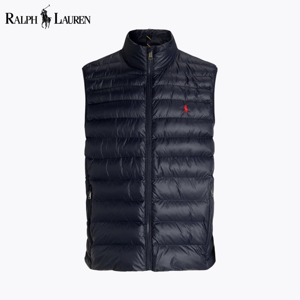 RL Colden Packable Gilet Ralph Lauren Montevaro Collection Navy S