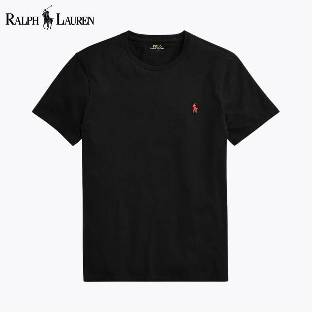 RL Custom Slim Fit Jersey Crewneck T-Shirt Ralph Lauren Luxvian Black S