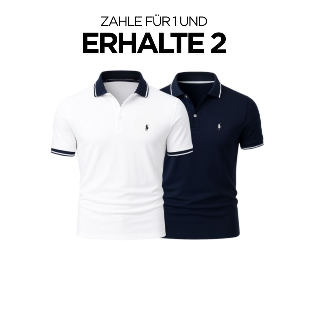 RL (KAUFE 1, ERHALTE 2) - Premiere Polo Shirt Kit – Professional Line by (2-Pack) Ralph Lauren Montevaro