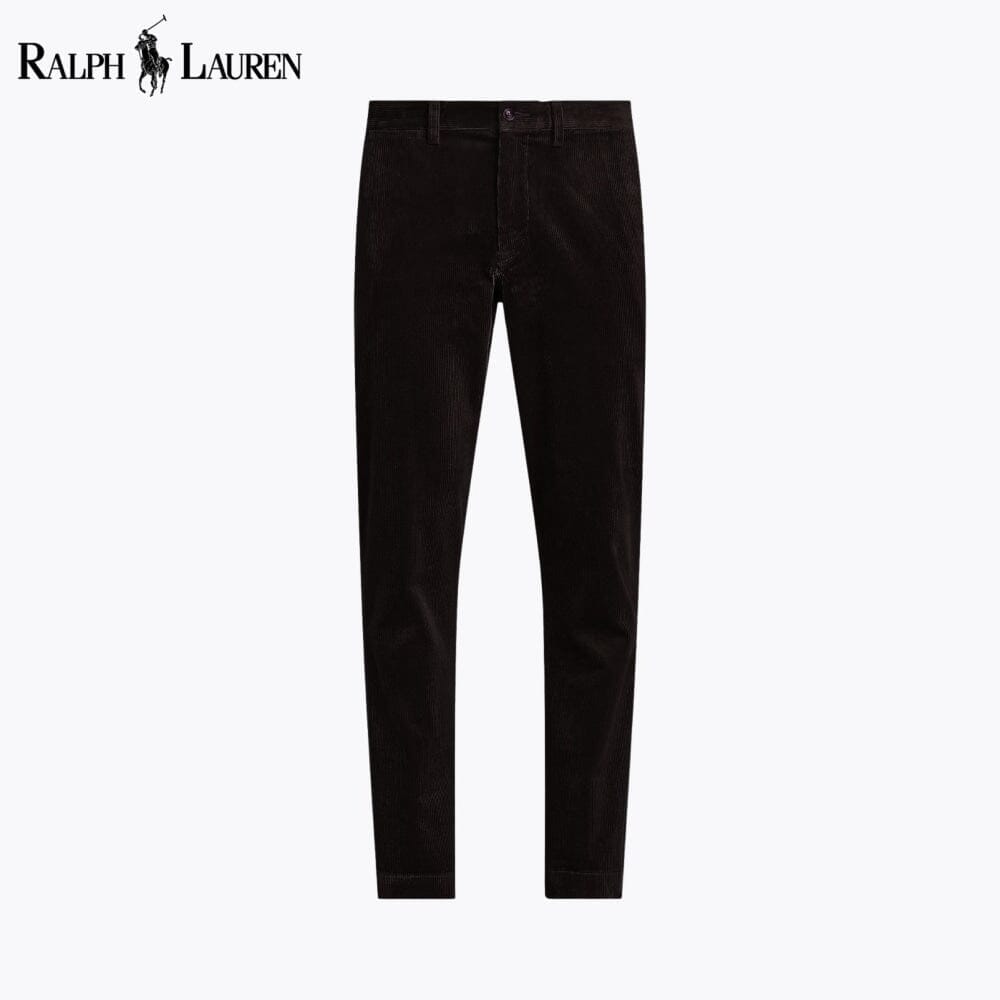 RL Straight Fit Stretch Corduroy Pant Ralph Lauren Aurev Black 28