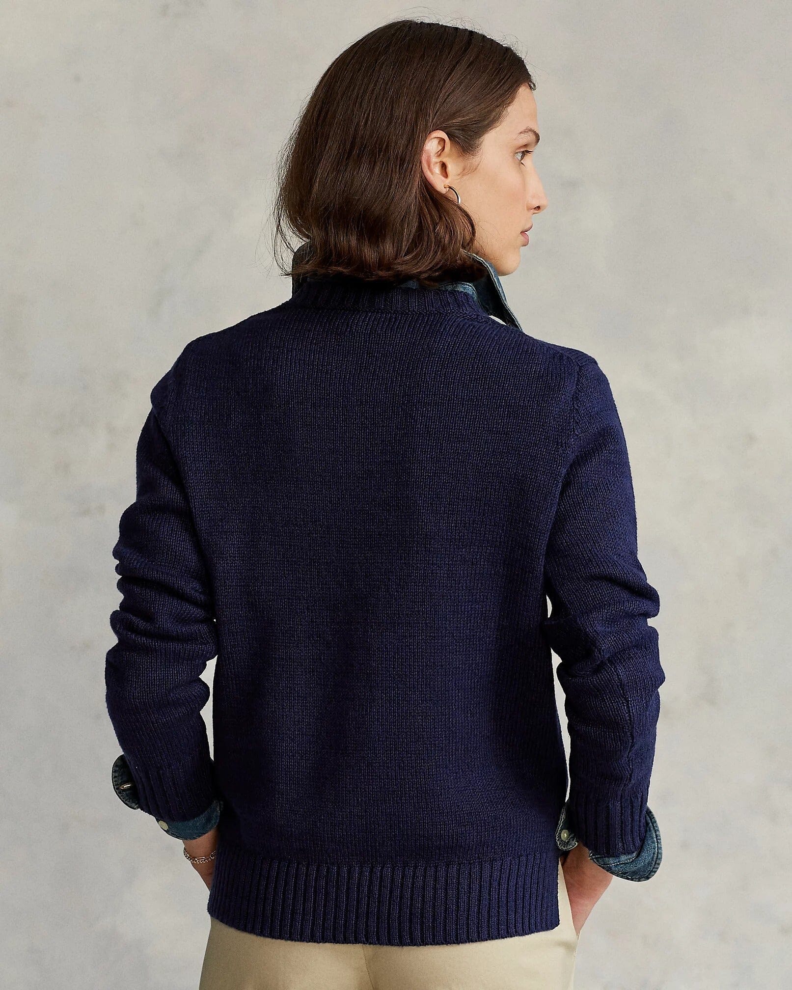 RL Sweater | Linen Crew Neck Ralph Lauren Luxvian