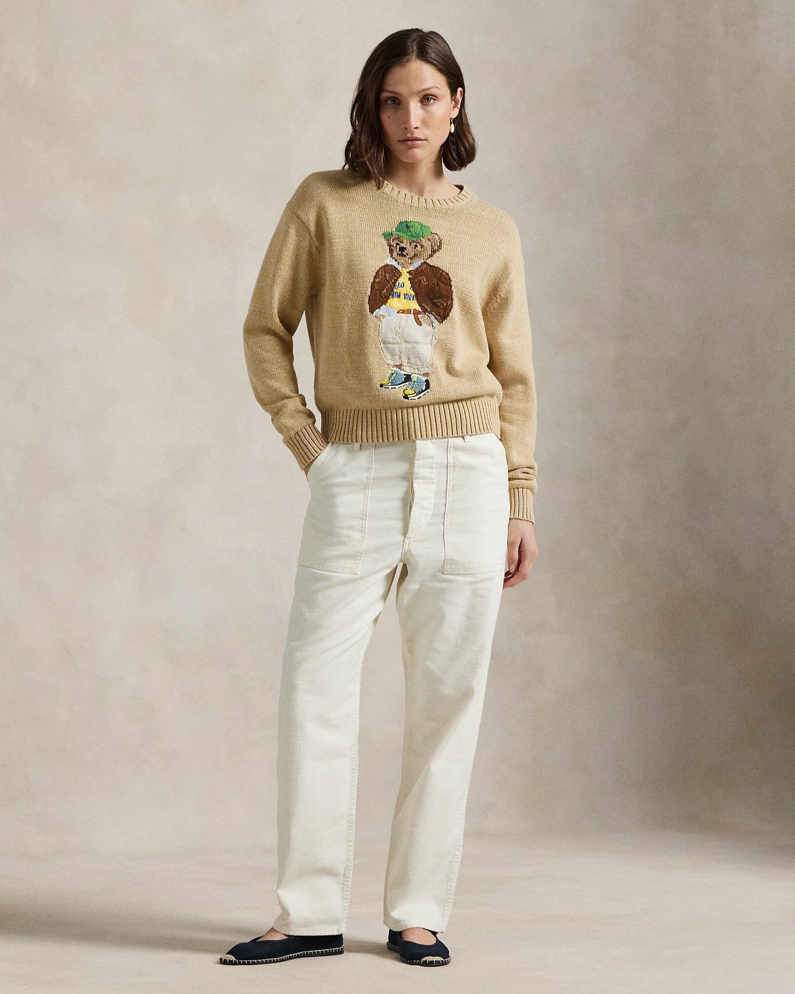 RL Sweater | Polo Bear Beige Ralph Lauren Luxvian