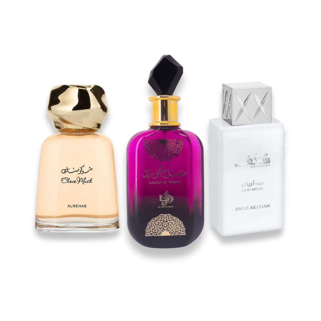 SET Rose & Sugar Bloom – 3x 100 ml / EDP Montevaro