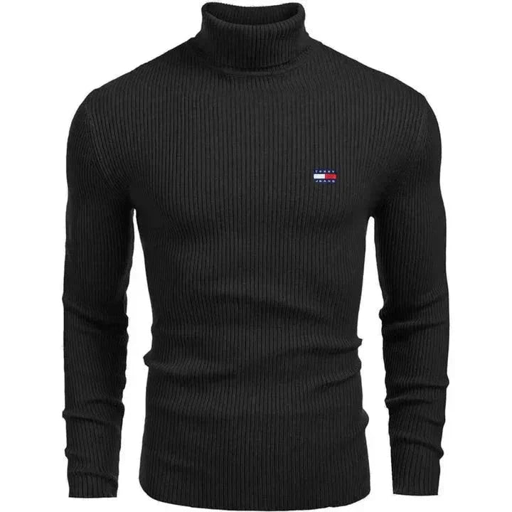 TM Men's Turtleneck Sweater Tommy Hilfiger Montevaro Black M