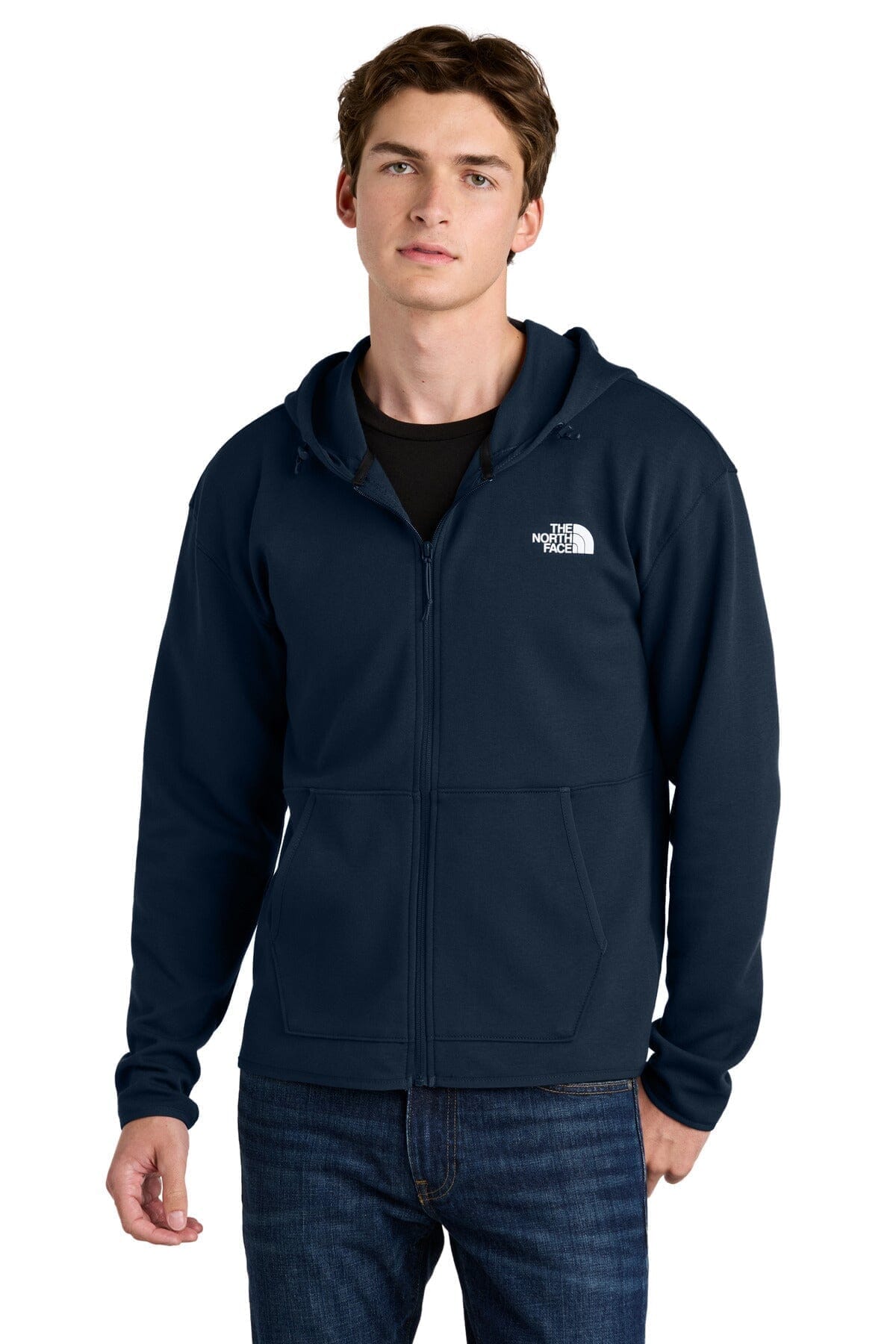 TNF Double-Knit Full-Zip Hoodie The North Face Montevaro Summit Navy S