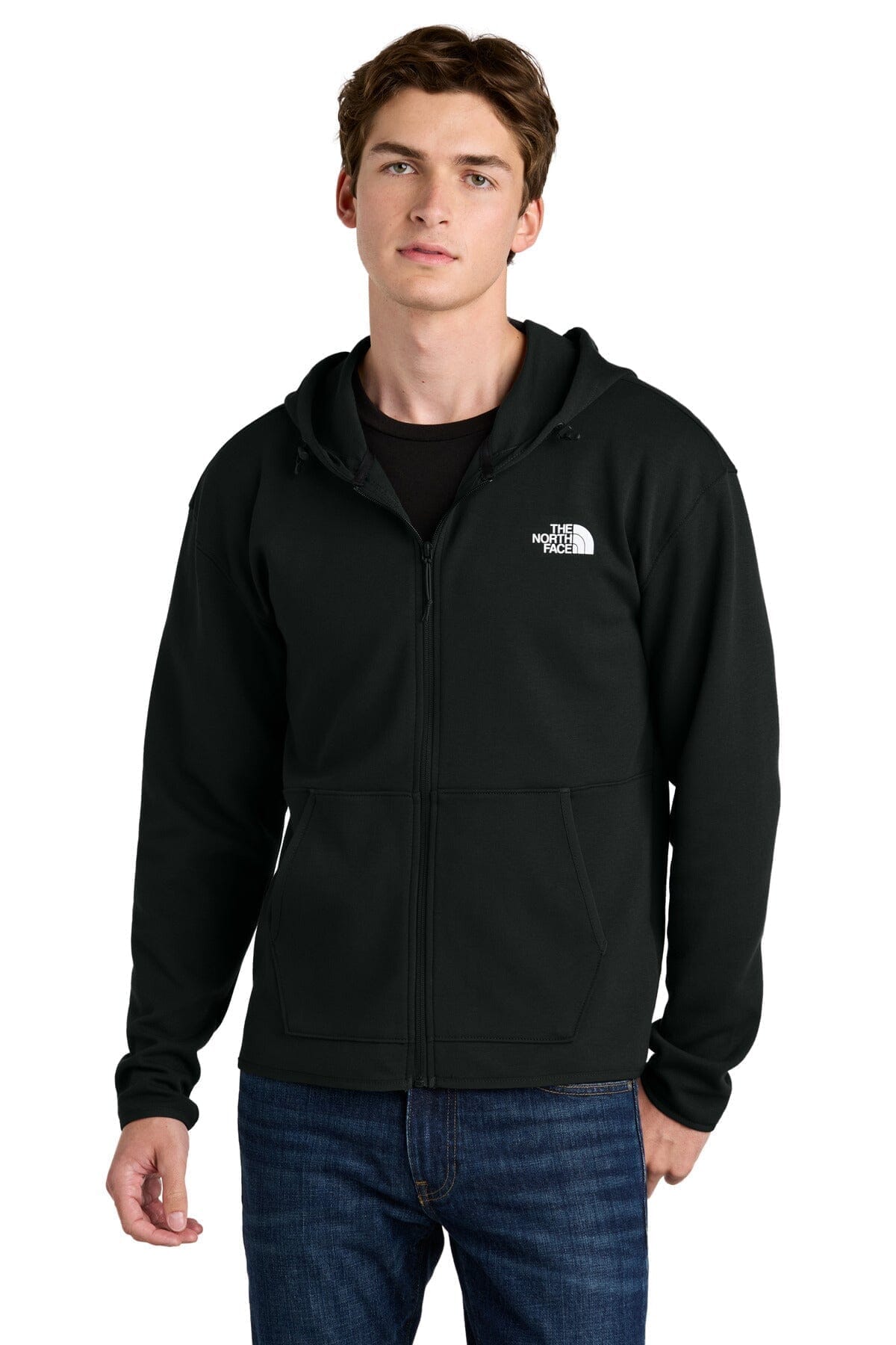TNF Double-Knit Full-Zip Hoodie The North Face Montevaro TNF Black S