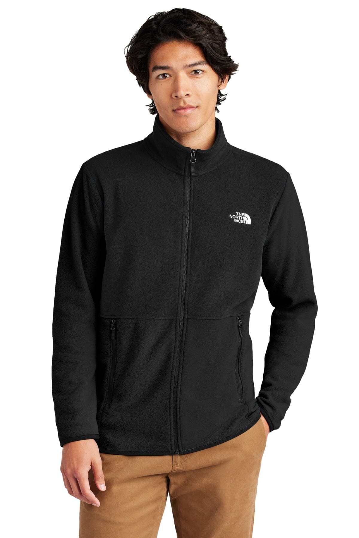 TNF Glacier Full-Zip Fleece Jacket The North Face Montevaro TNF Black S