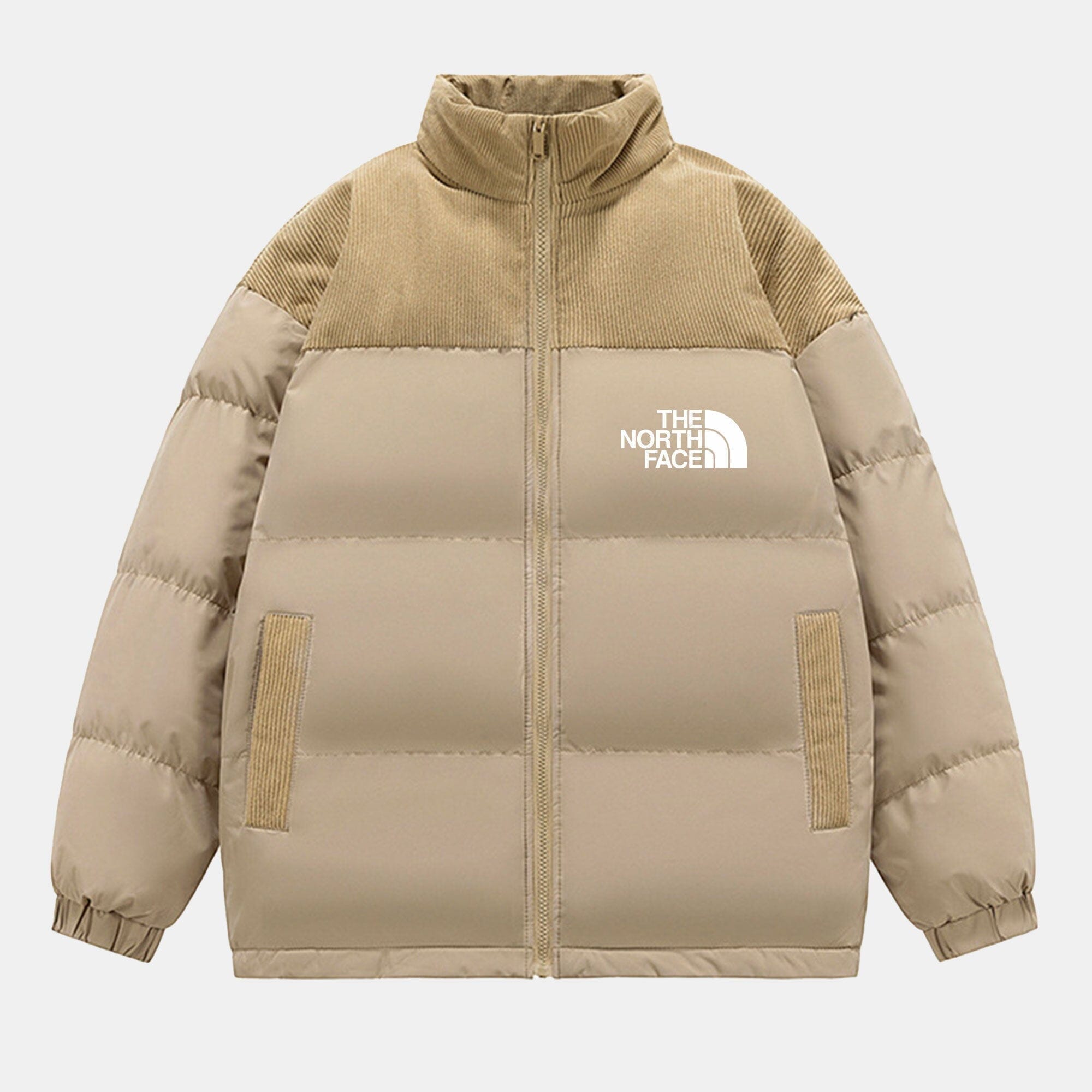 TNF Nuptse Insulated Down Puffer Jacket The North Face Montevaro Beige S