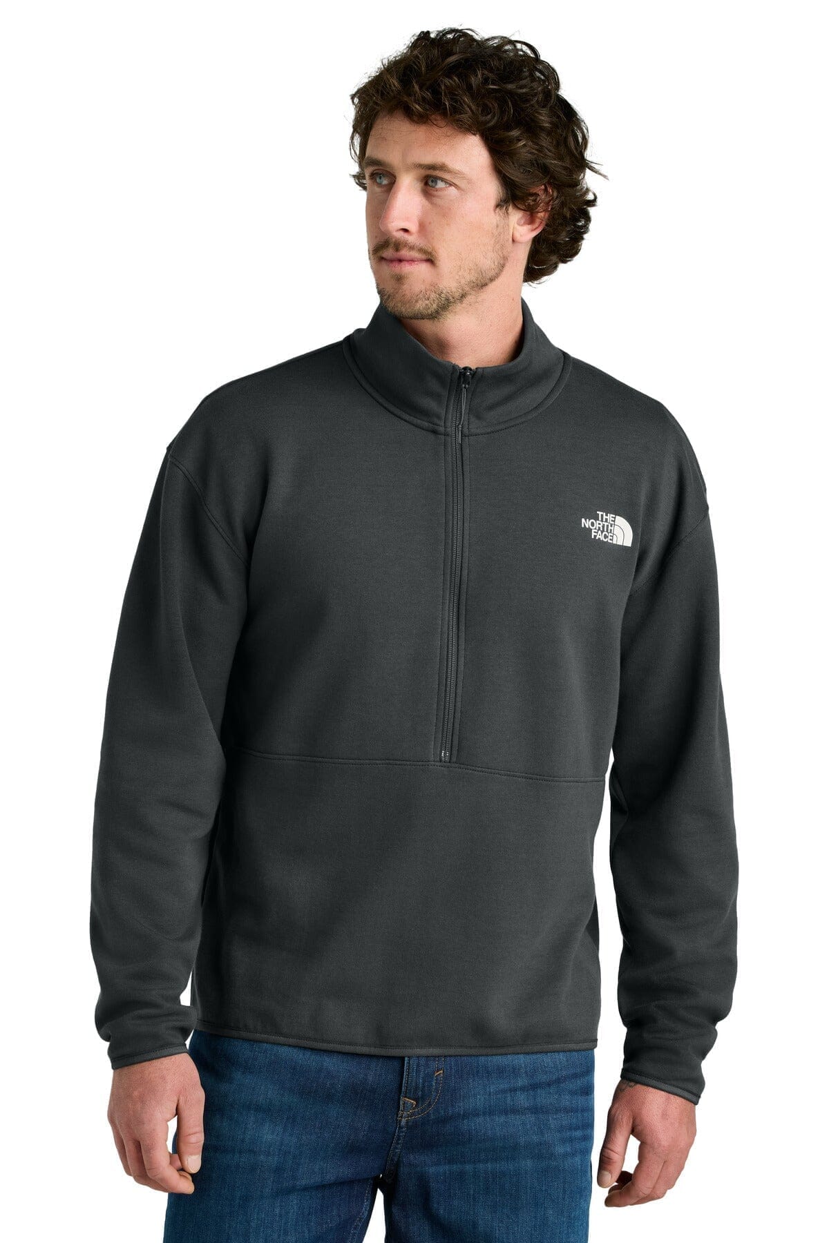 TNF Sleeve Logo Pullover Hoodie The North Face Montevaro Asphalt Grey S