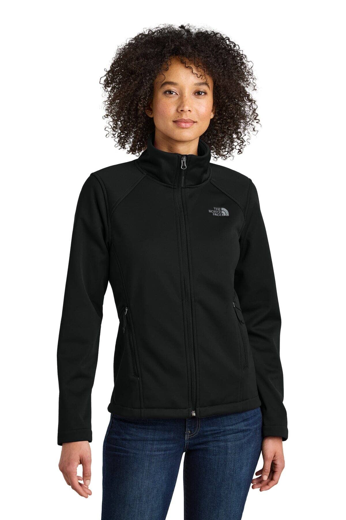 TNF Women's Chest Logo Ridgewall Soft Shell Jacket The North Face Montevaro TNF Black S