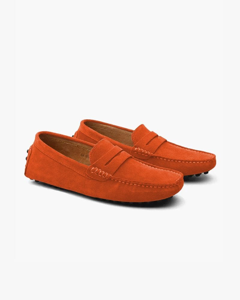 Wildleder Fahrer Slipper Montevaro Orange EU 38 / UK 5 / US 5.5