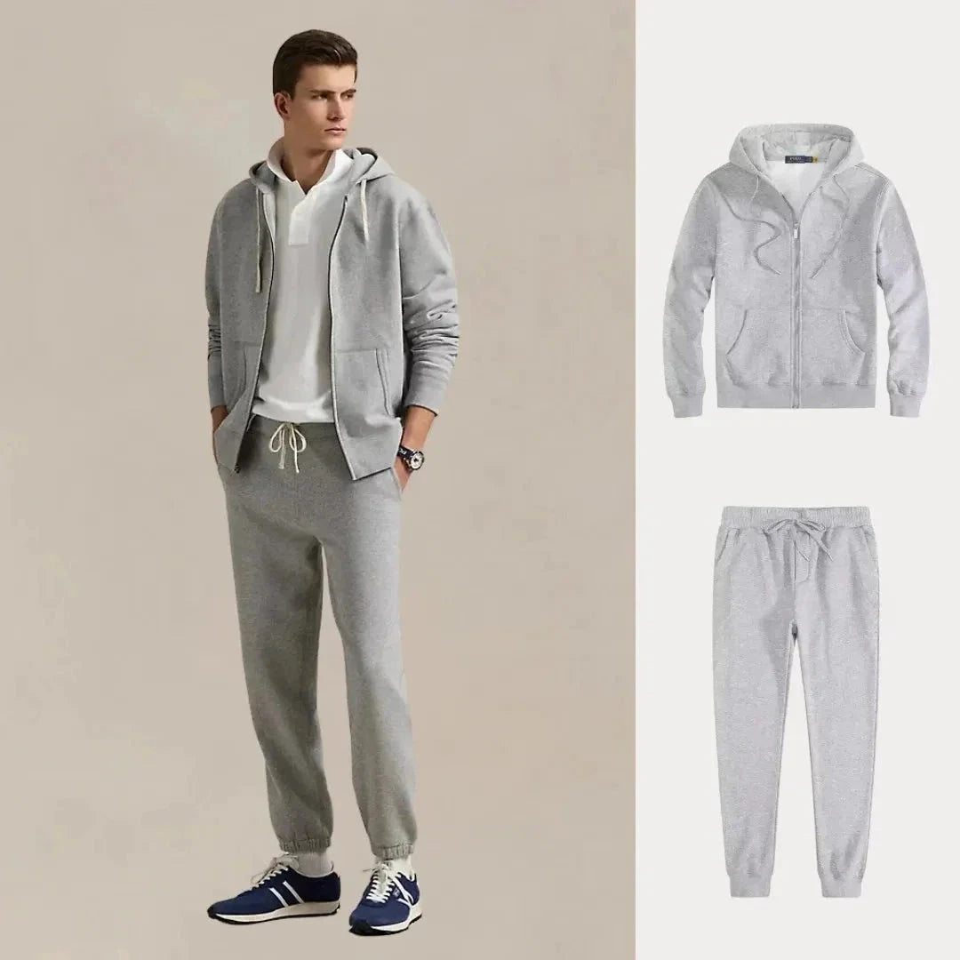 1 KAUFEN, 2 ERHALTEN – PREMIUM-FLEECE-SET URBAN COMFORT Montevaro GRAU S 