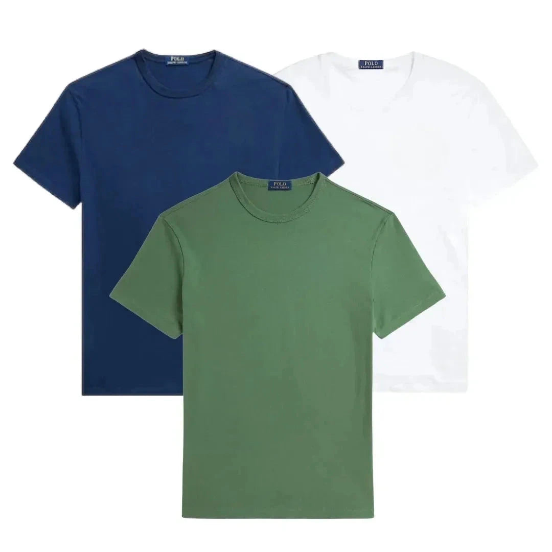 3er-Pack – Slim-Fit-Baumwoll-T-Shirts für Herren Montevaro 