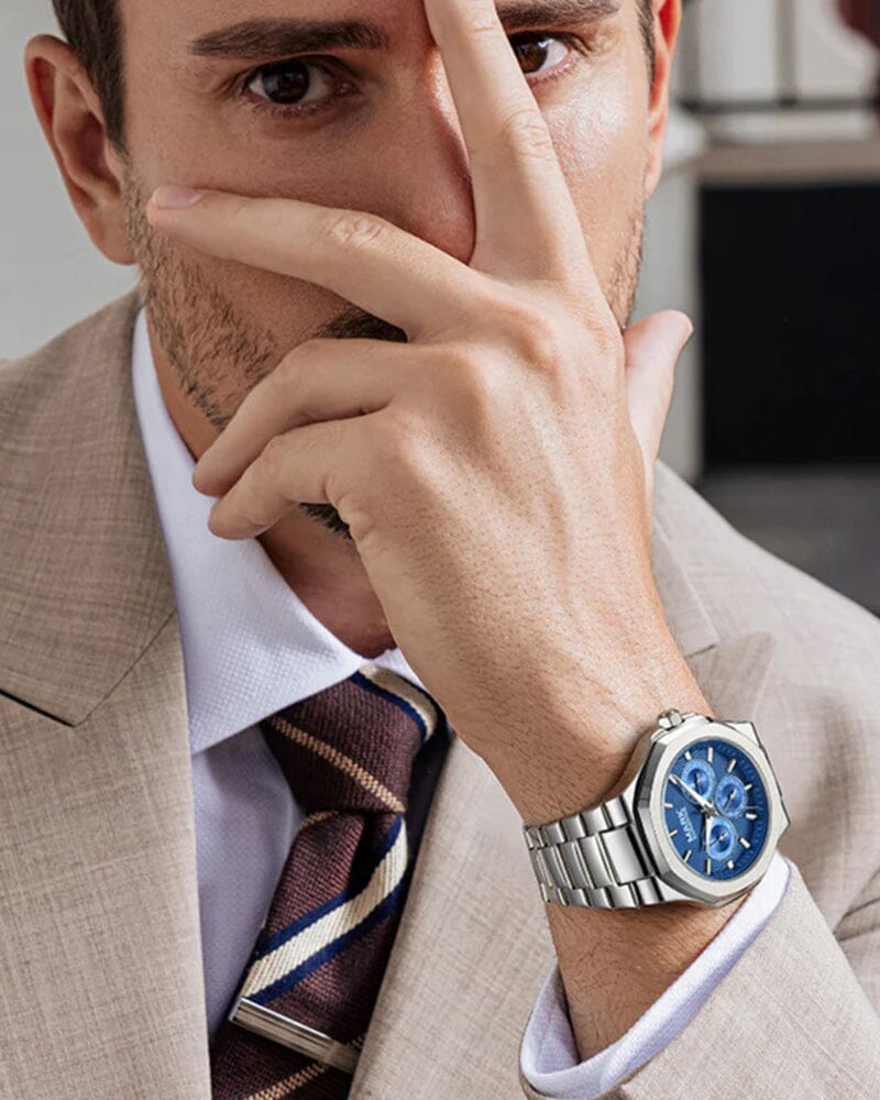 Edelstahl-Uhr (Wasserdicht) Aurev 