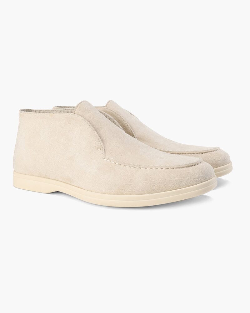 Hohe Wildleder Slipper Montevaro Beige US 6 