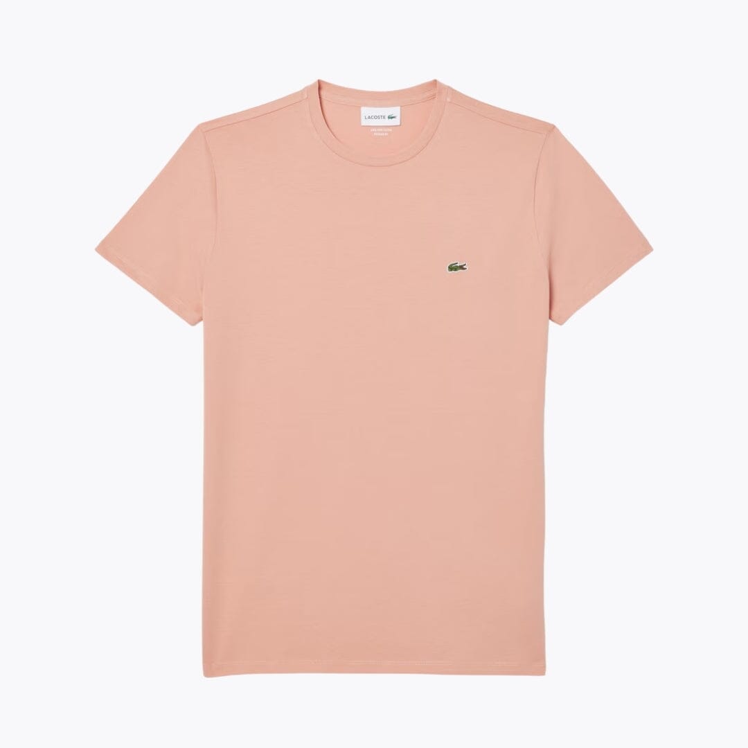 LC Cotton Pima T-shirt Lacoste Luxvian Pinkish beige S 
