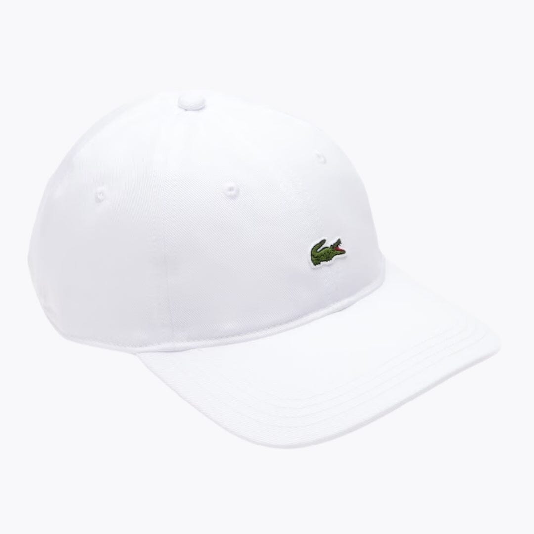 LC Cotton Twill Cap Lacoste Luxvian White 