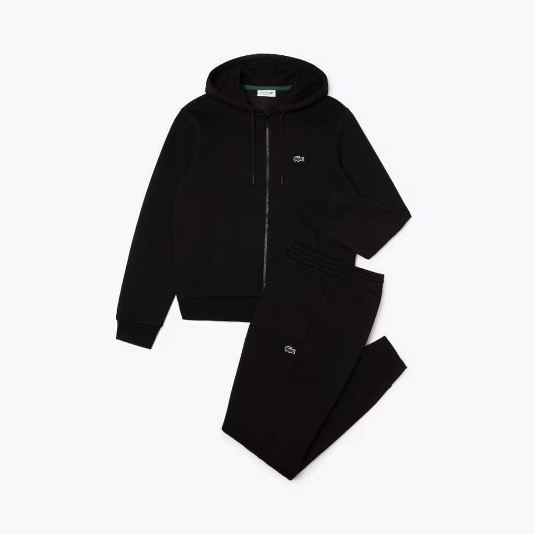 LC Hooded Tracksuit Lacoste Aurev Black S 