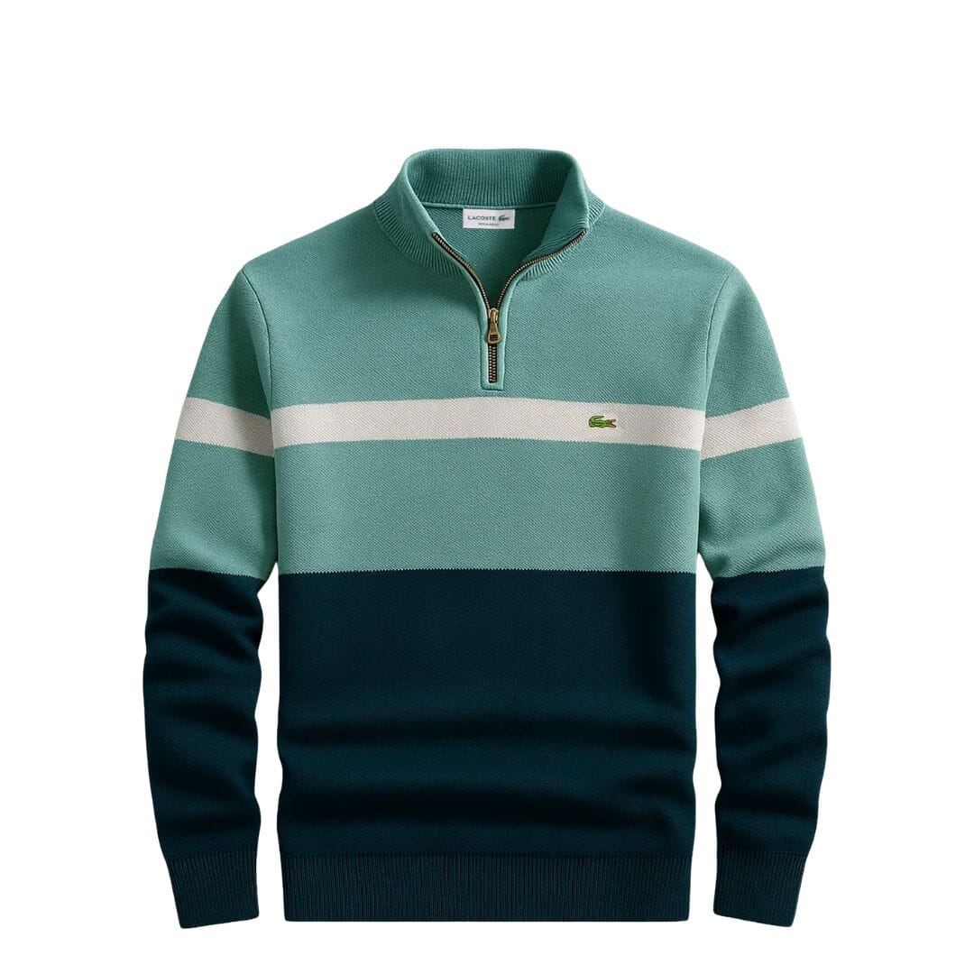 LC Le Heritage Pull Lacoste Montevaro Vert S 