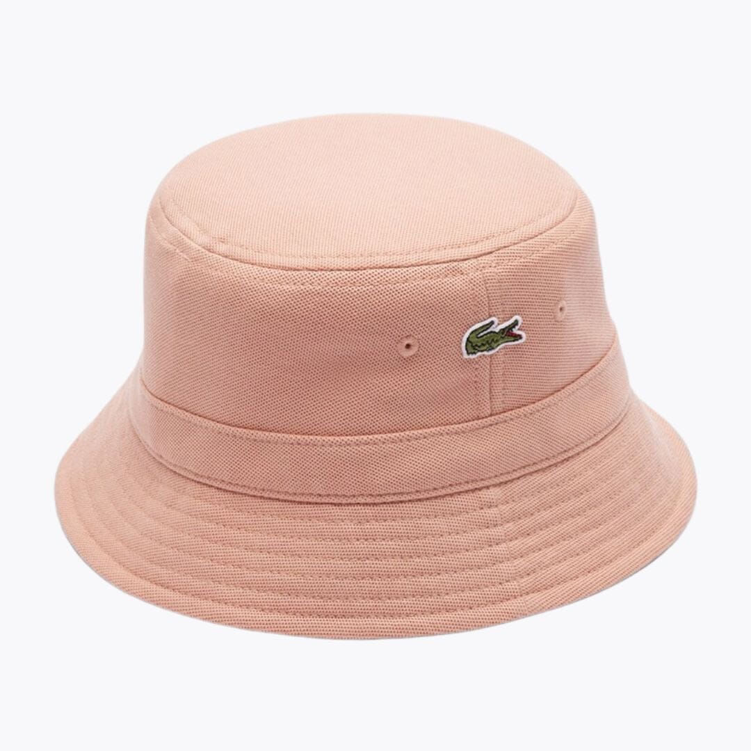 LC Piqué Bucket Hat Lacoste Luxvian Pinkish beige 