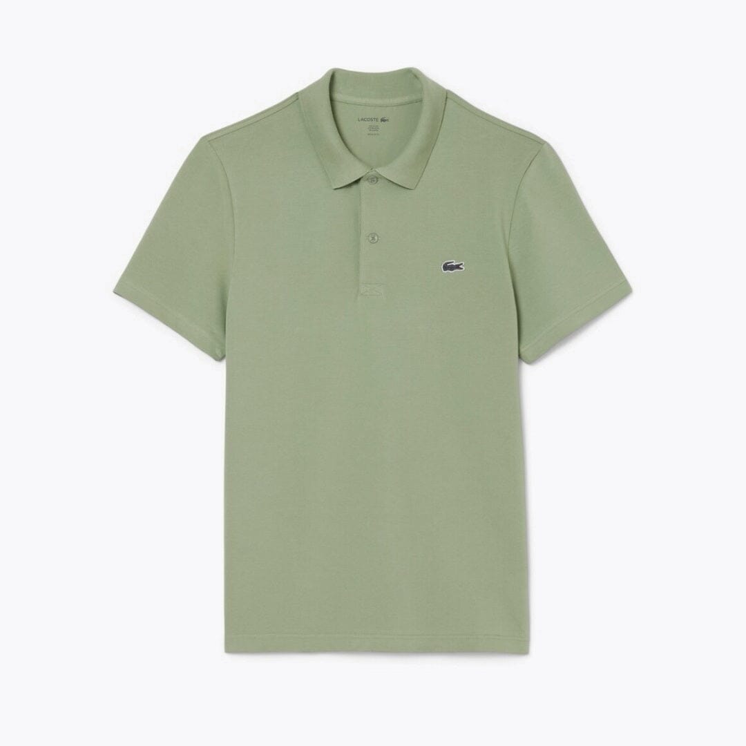 LC Regular Fit Cotton Blend Polo Shirt Lacoste Luxvian Green S 