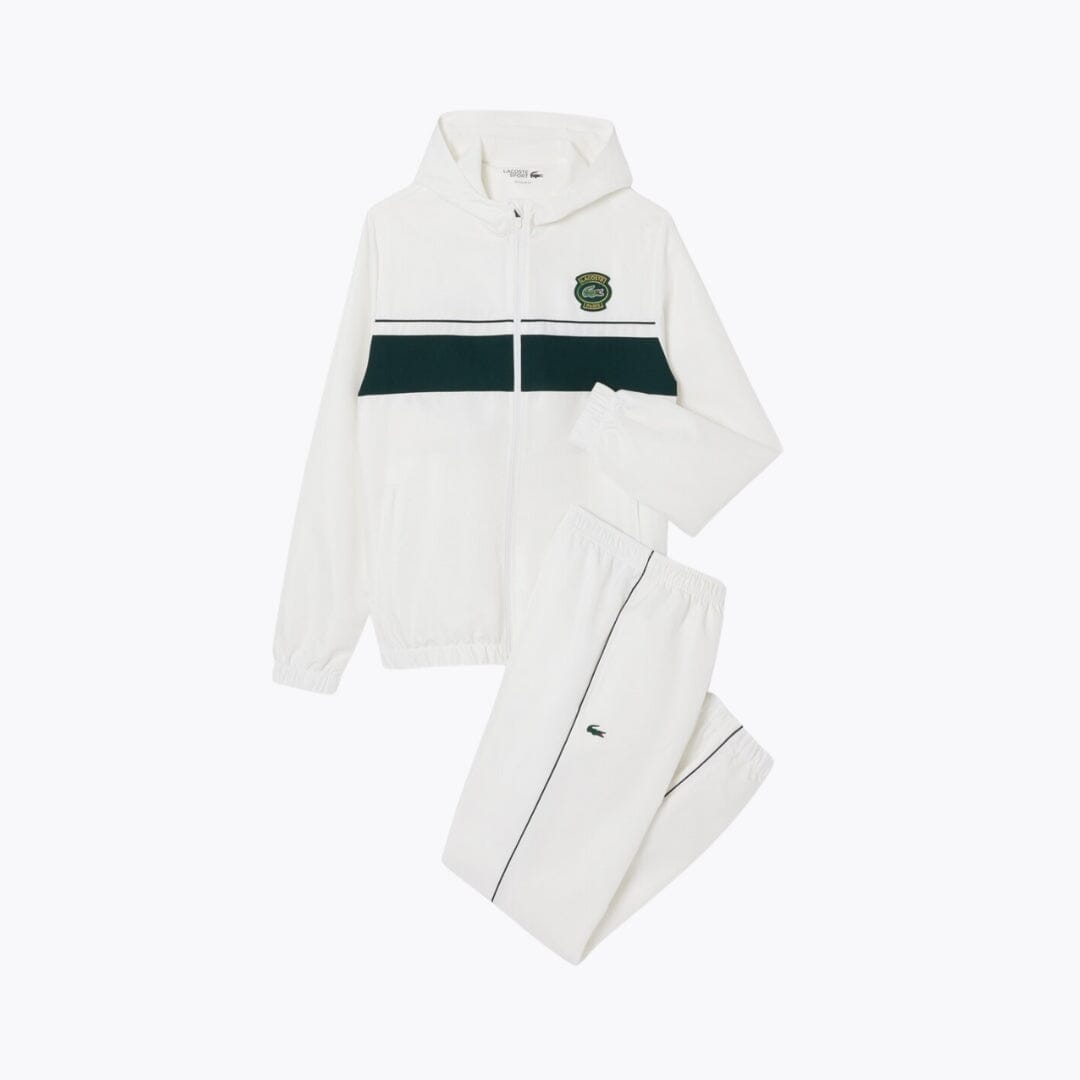 LC Sport Badge Tracksuit Lacoste Luxvian White S 