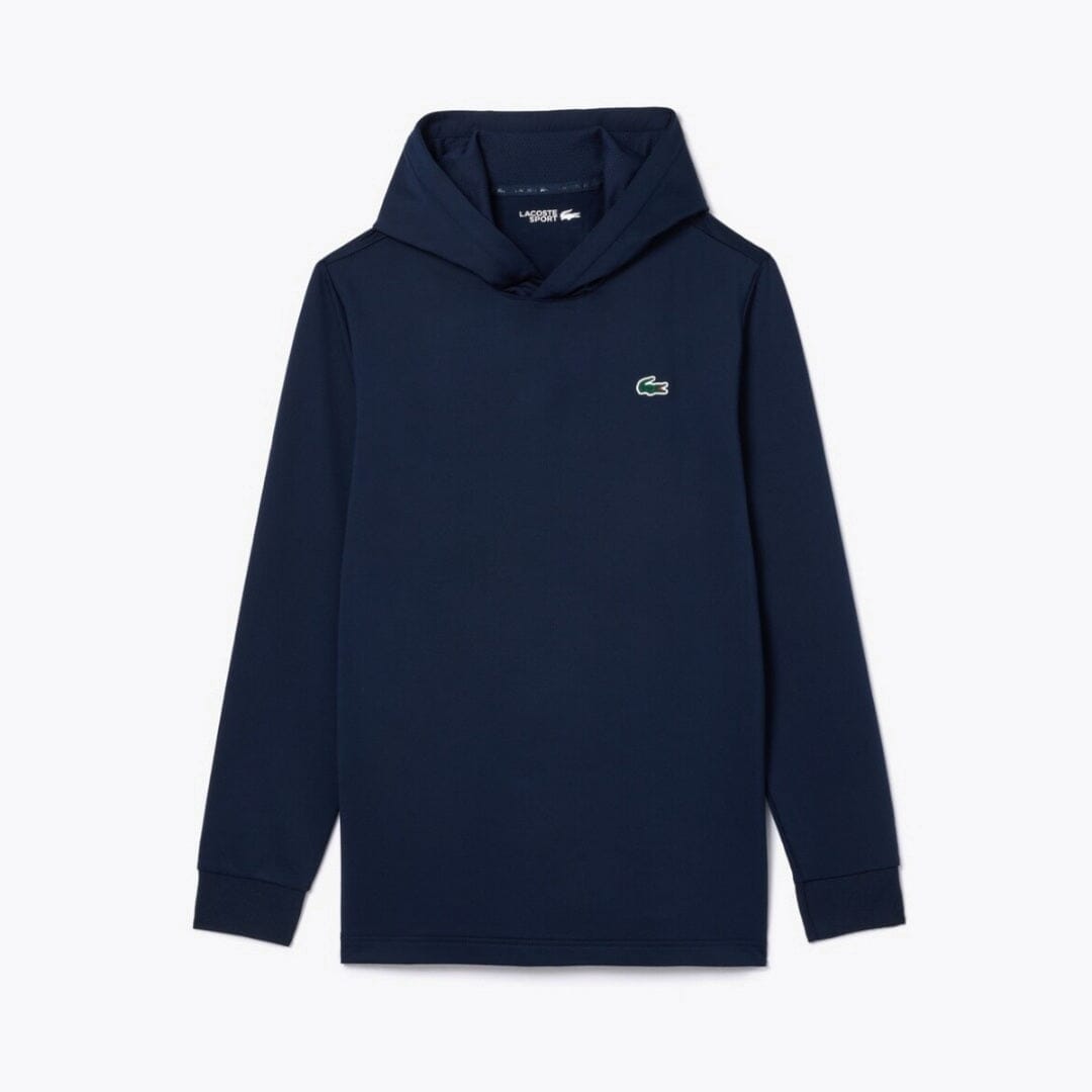 LC Ultra Dry Golf Hoodie Lacoste Aurev Blue S 